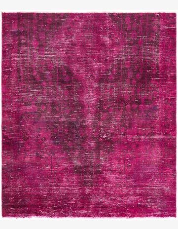5' 1 x 6' Hand Knotted Ultra Vintage Persian Wool Rug
