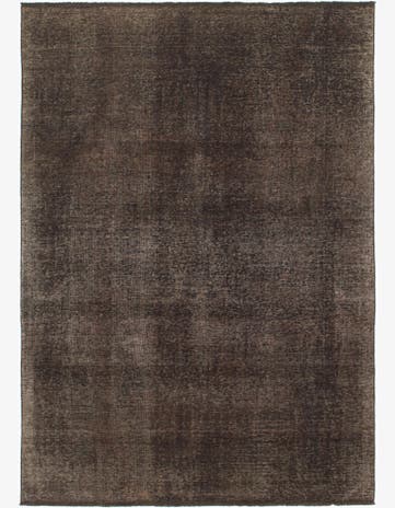 6' 9 x 9' 4 Hand Knotted Ultra Vintage Persian Wool Rug