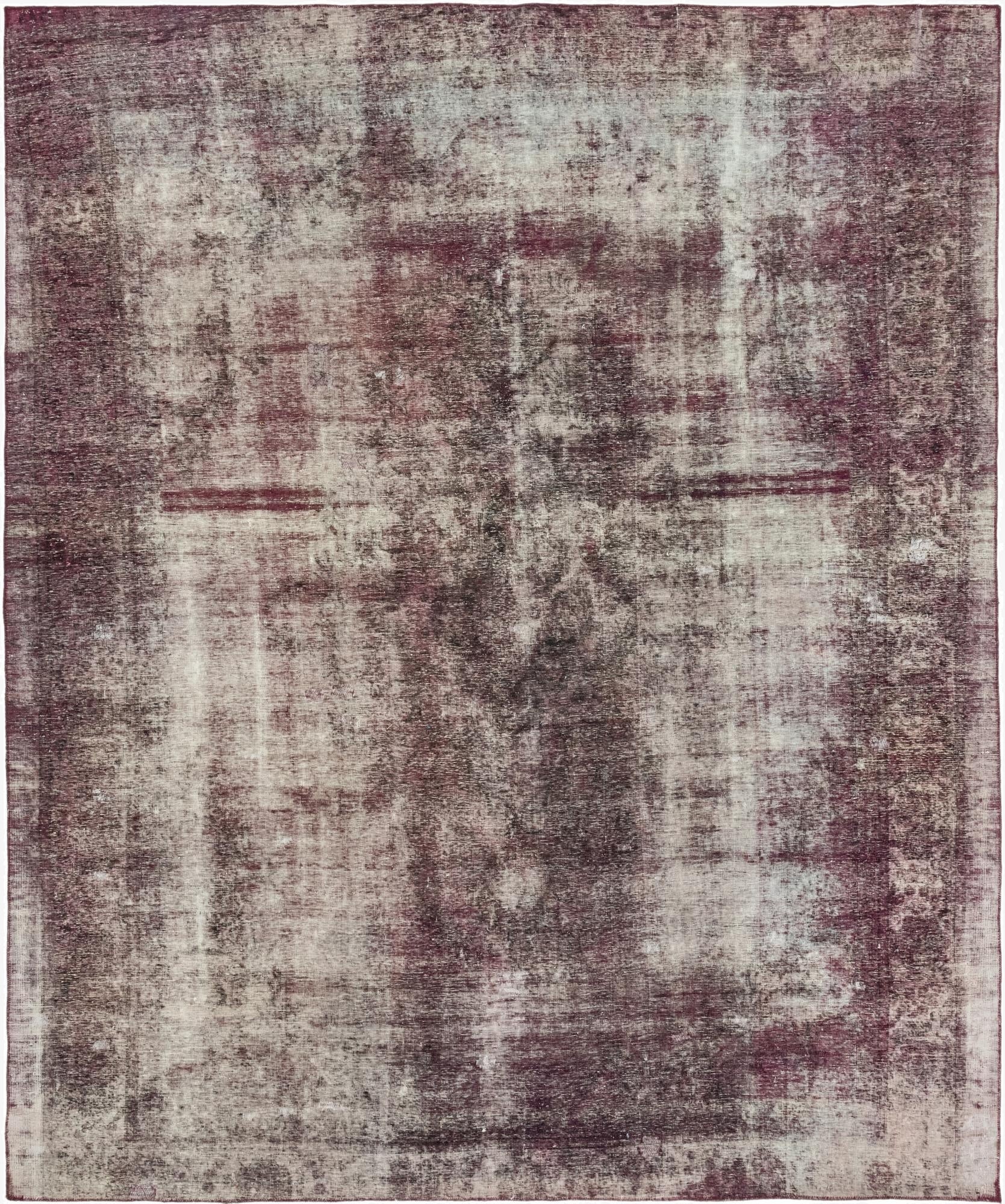 9' 9 x 11' 10  Hand Knotted Ultra Vintage Persian Wool Rug