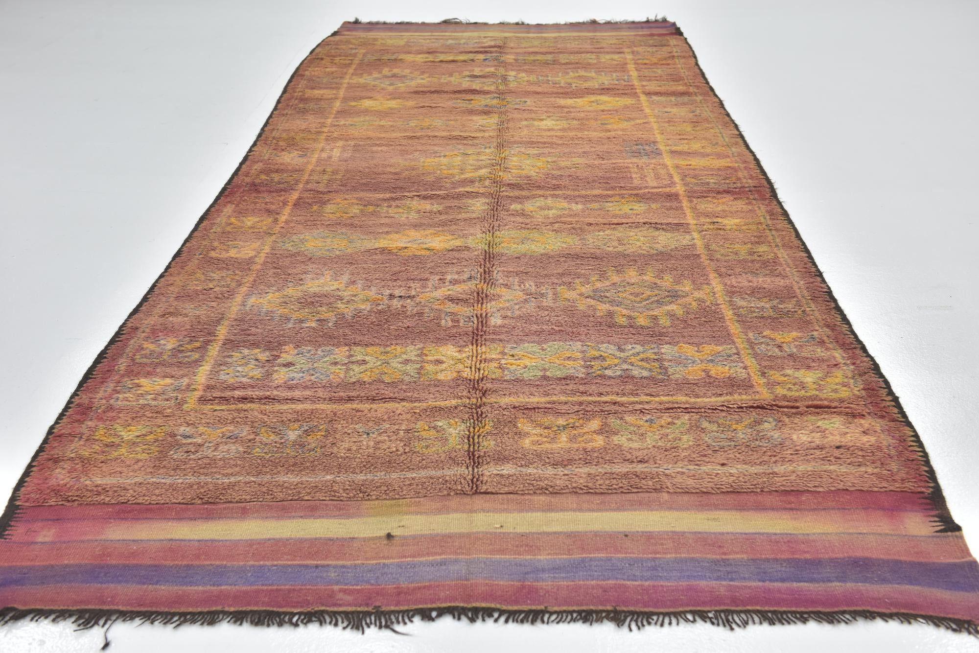 6' x 15' 8 Hand Knotted Moroccan Wool Runner Rug