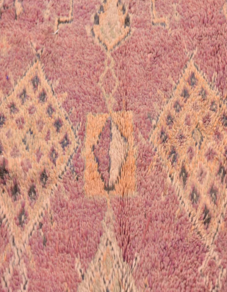 Detail image of 5' 7 x 12' 8 Hand Knotted Moroccan Wool Runner Rug