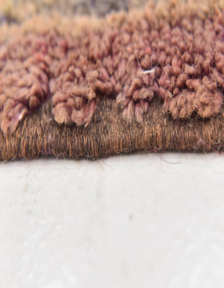 Detail image of 5' 7 x 12' 8 Hand Knotted Moroccan Wool Runner Rug