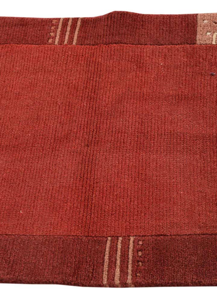 2' 4 x 4' 7 Hand Knotted Nepal Wool Runner Rug