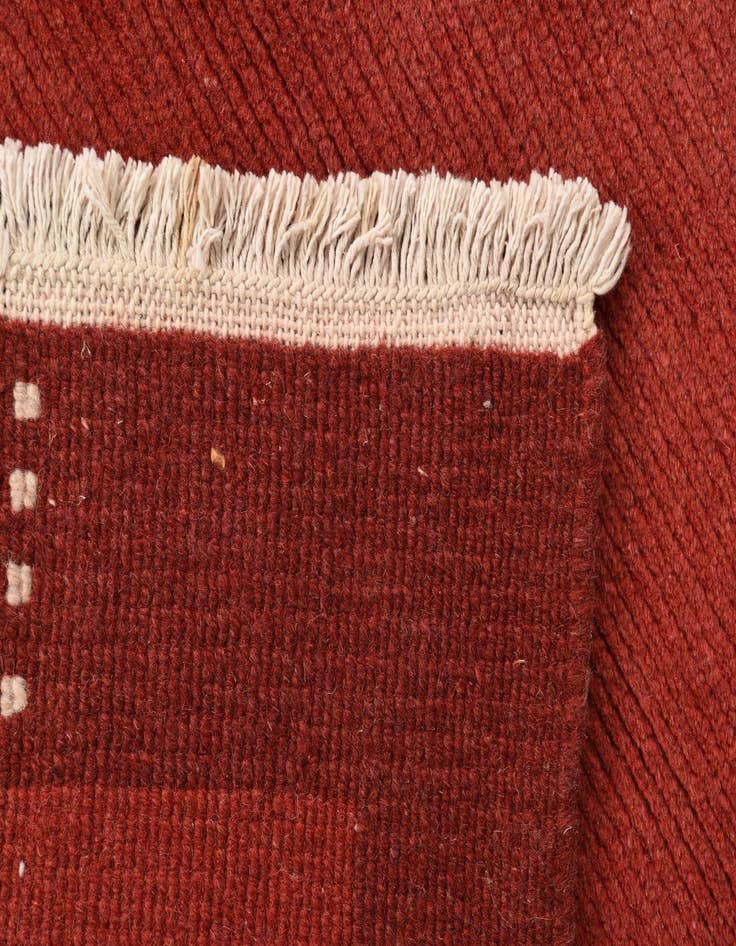 Detail image of 2' 4 x 4' 7  Hand Knotted Nepal Wool Runner Rug