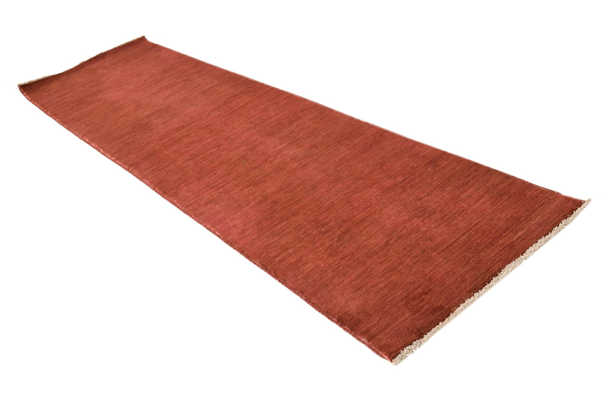 2' 8 x 9' 9 Hand Knotted Over-Dyed Ziegler Runner Rug