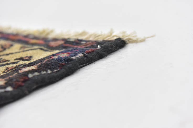 Detail image of 3' 4 x 9' 9 Hand Knotted Shahsavand Persian Wool Runner Rug