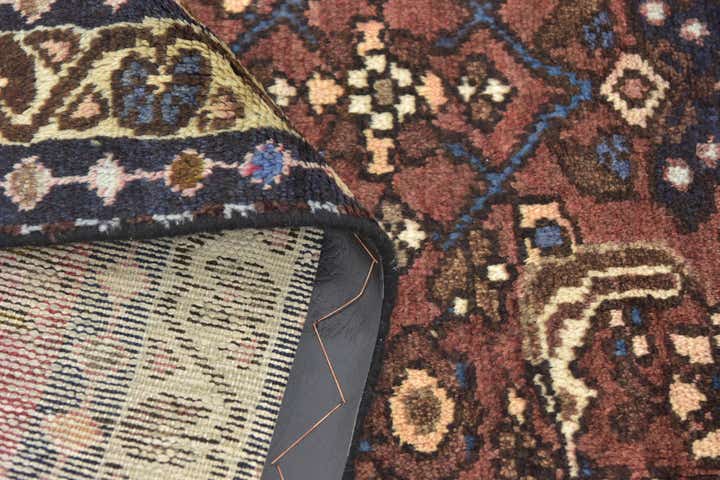 3' 4 x 9' 9 Hand Knotted Shahsavand Persian Wool Runner Rug