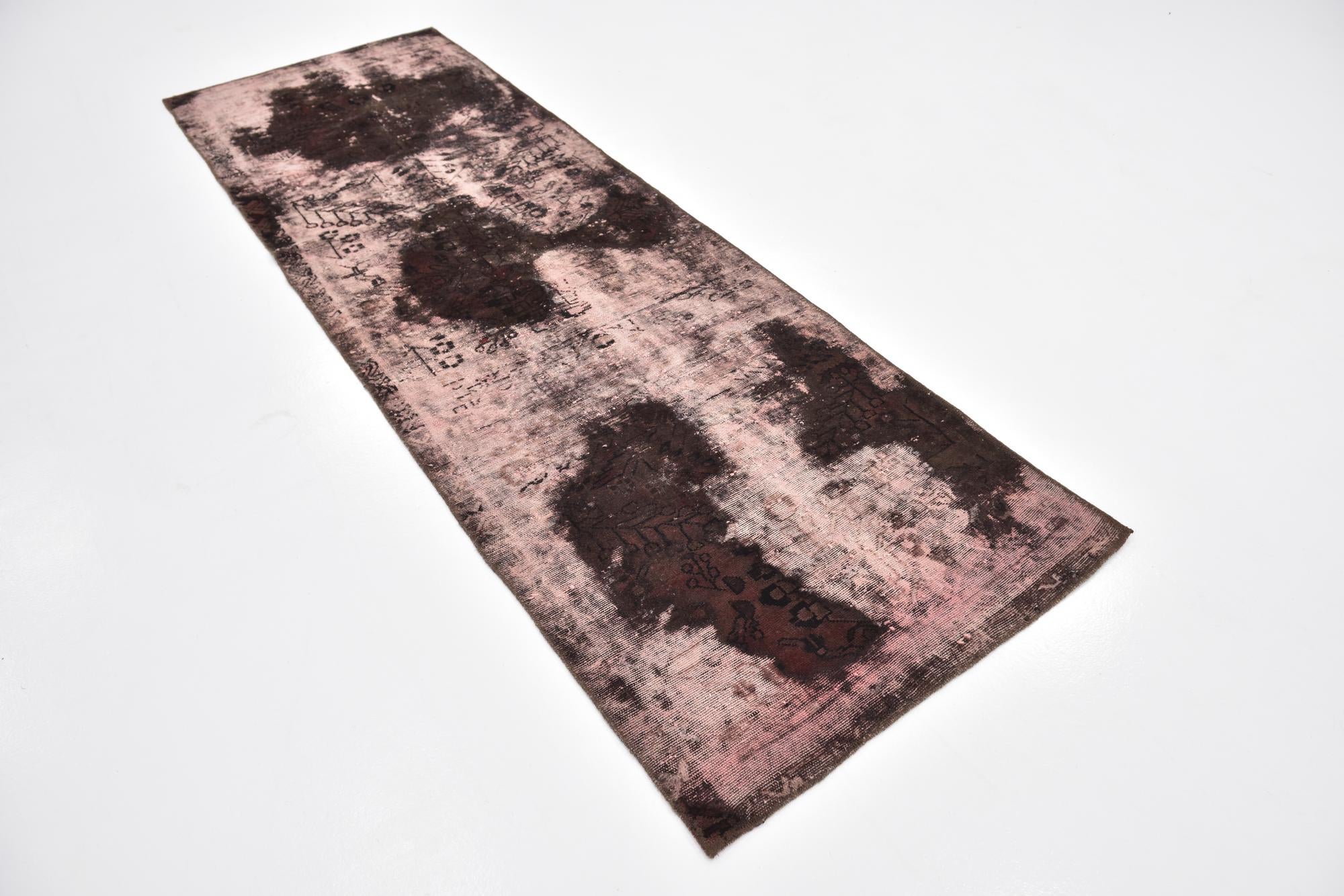 3' x 9' 2 Hand Knotted Ultra Vintage Persian Wool Runner Rug