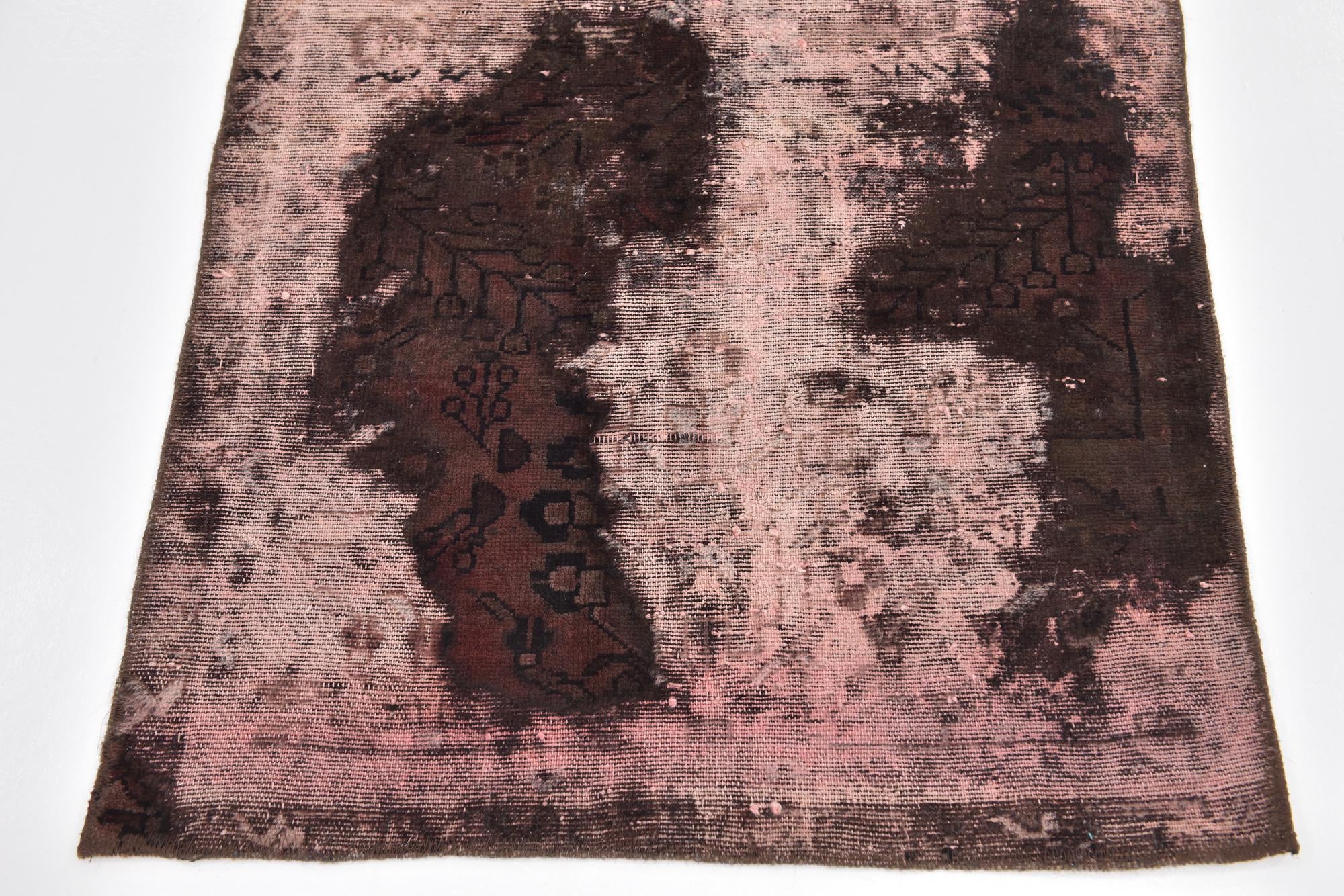 3' x 9' 2 Hand Knotted Ultra Vintage Persian Wool Runner Rug