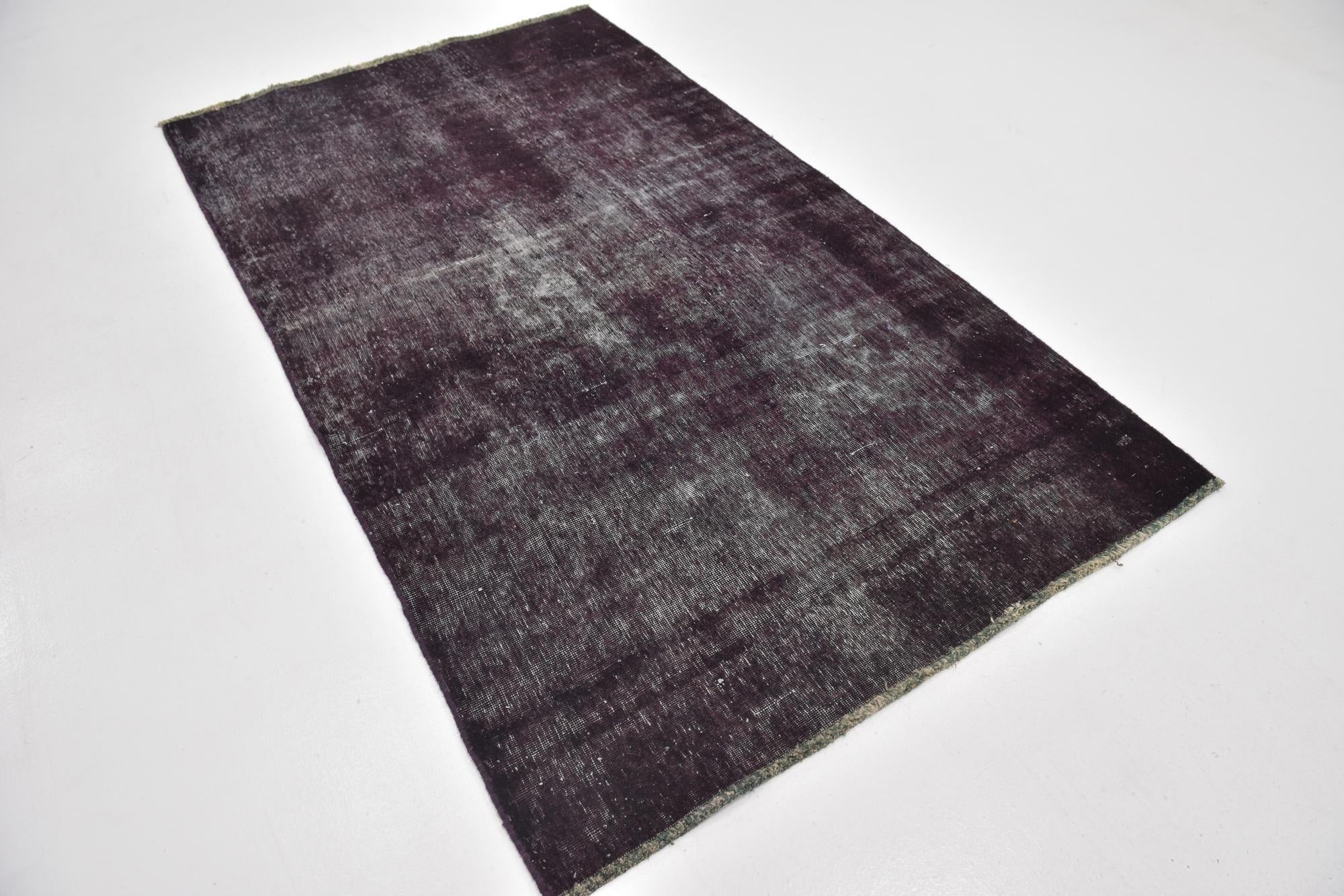 4' 6 x 7' 8 Hand Knotted Ultra Vintage Persian Wool Runner Rug