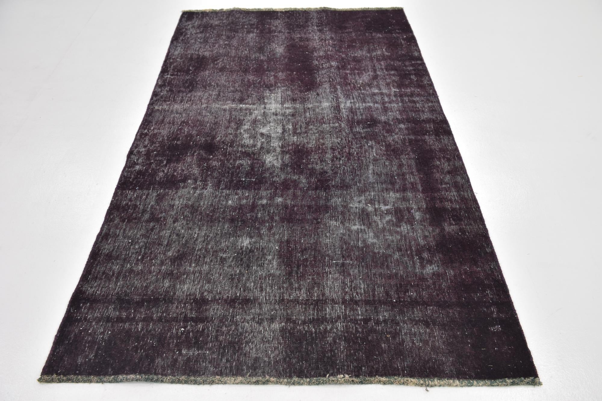 4' 6 x 7' 8 Hand Knotted Ultra Vintage Persian Wool Runner Rug
