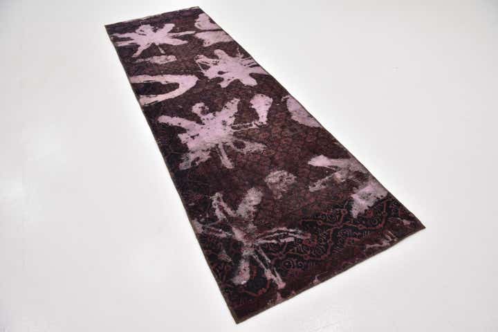 3' x 9' 7 Hand Knotted Ultra Vintage Persian Wool Runner Rug