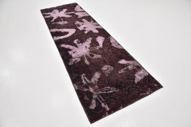 Detail image of 3' x 9' 7 Hand Knotted Ultra Vintage Persian Wool Runner Rug