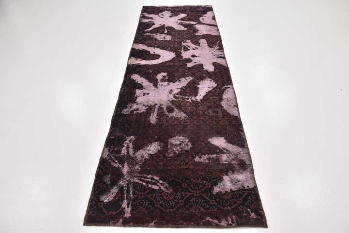 3' x 9' 7 Hand Knotted Ultra Vintage Persian Wool Runner Rug
