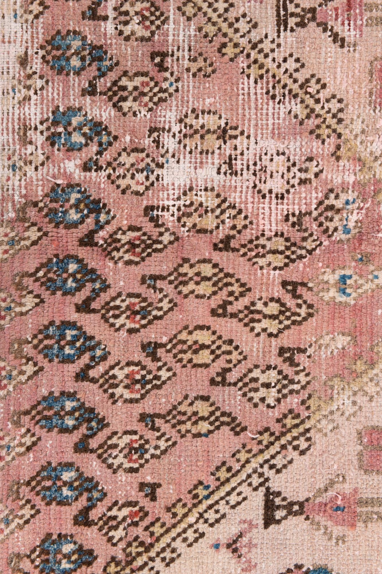 4' x 8' 1 Hand Knotted Ultra Vintage Persian Wool Runner Rug