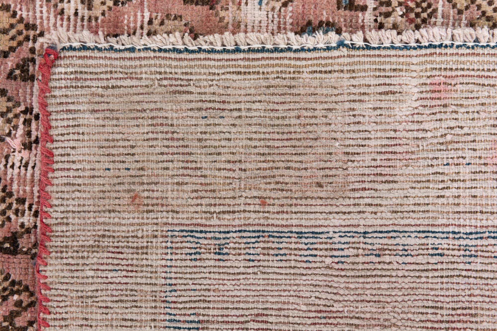 4' x 8' 1 Hand Knotted Ultra Vintage Persian Wool Runner Rug