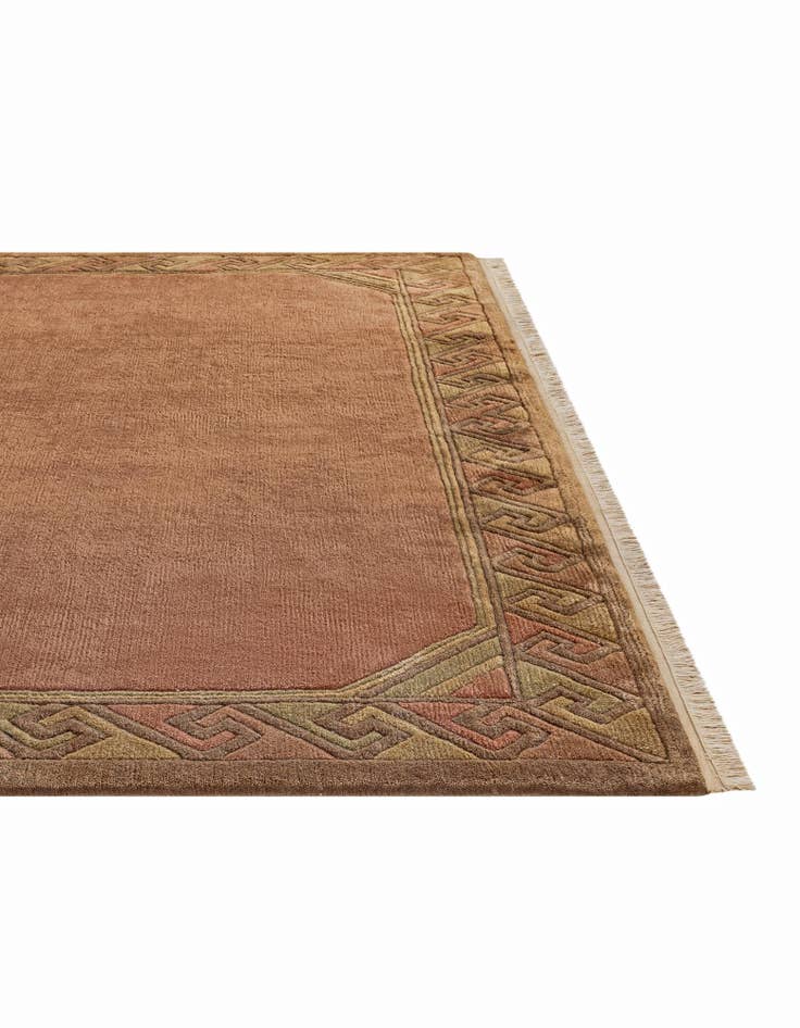 Detail image of 8' 1 x 8' 3  Hand Knotted Nepal Wool Square Rug