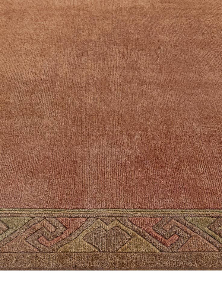 Detail image of 8' 1 x 8' 3  Hand Knotted Nepal Wool Square Rug