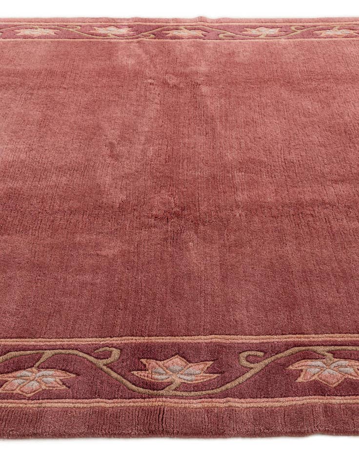 Detail image of 6' 8 x 7' 11  Hand Knotted Nepal Wool Square Rug