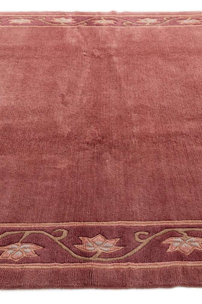 6' 8 x 7' 11 Hand Knotted Nepal Wool Square Rug