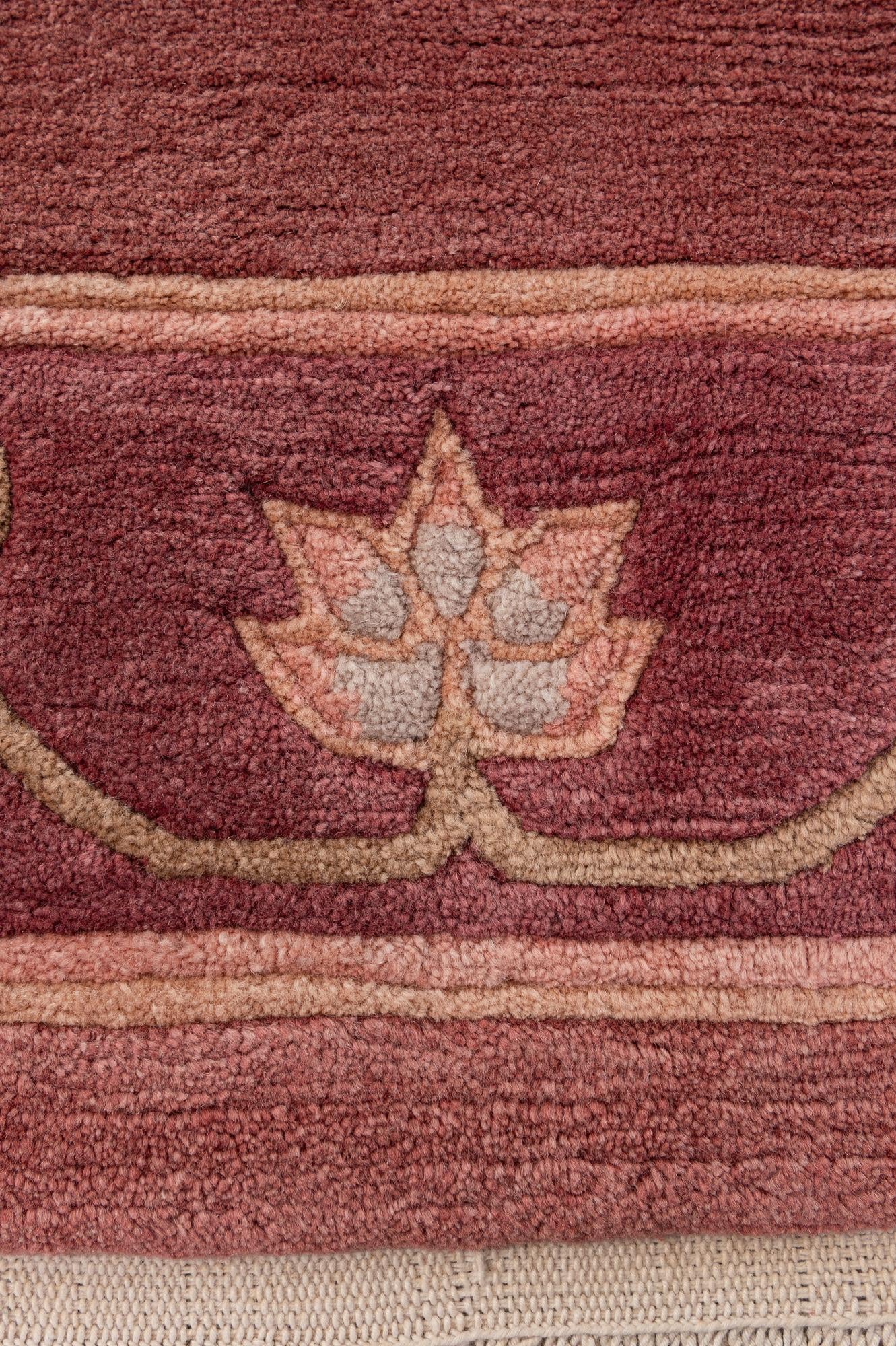6' 8 x 7' 11 Hand Knotted Nepal Wool Square Rug