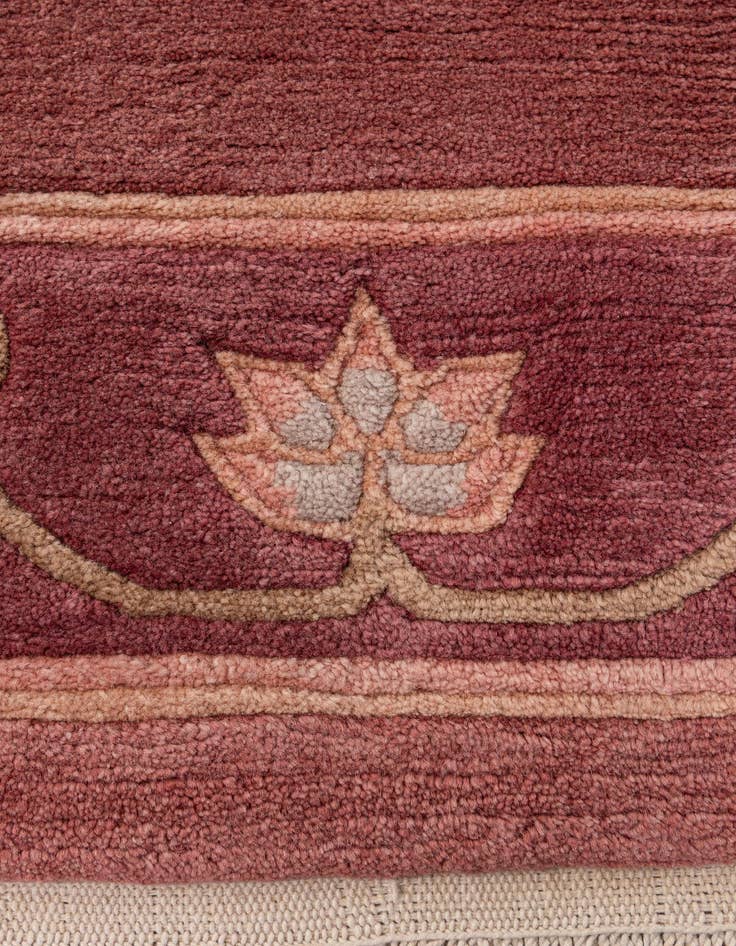 Detail image of 6' 8 x 7' 11  Hand Knotted Nepal Wool Square Rug