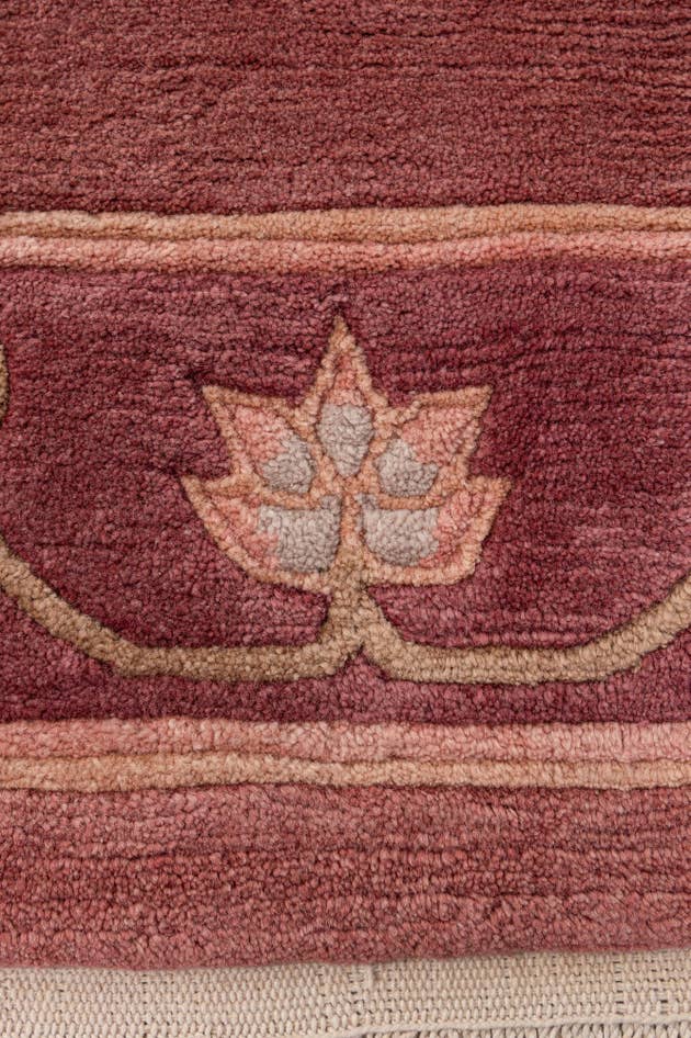 Detail image of 6' 8 x 7' 11 Hand Knotted Nepal Wool Square Rug