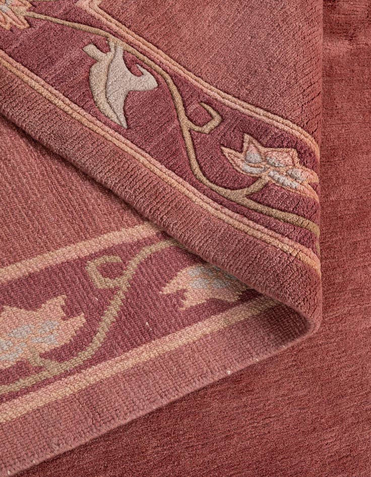 Detail image of 6' 8 x 7' 11  Hand Knotted Nepal Wool Square Rug