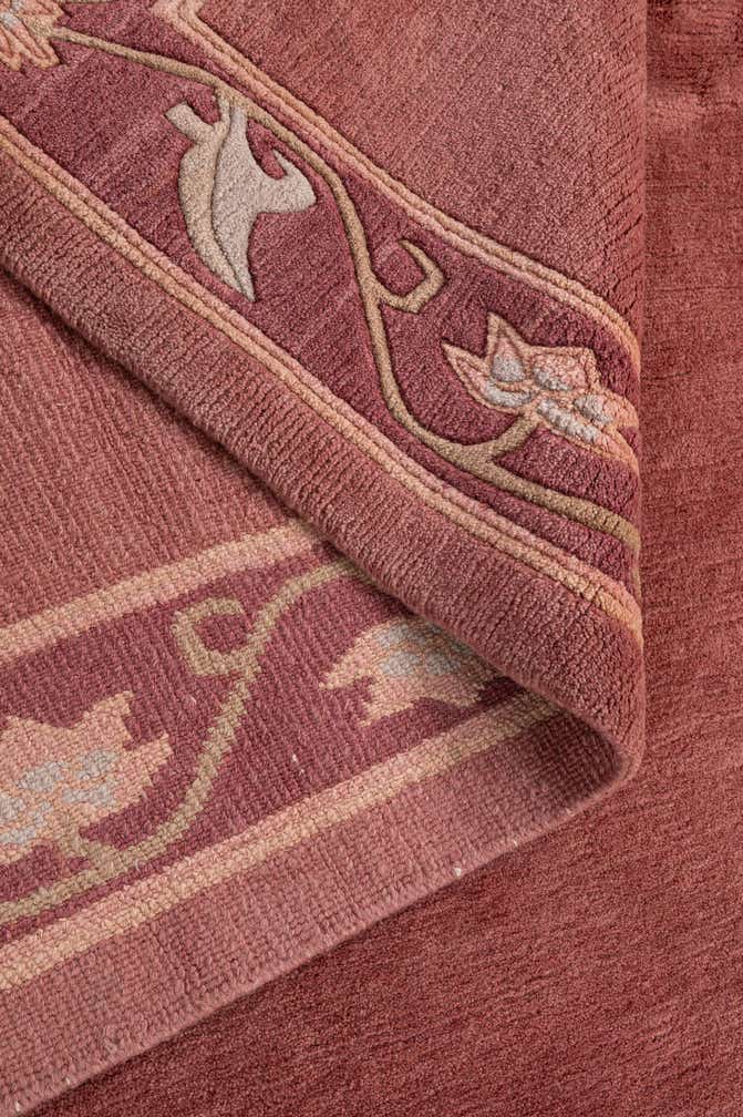 6' 8 x 7' 11 Hand Knotted Nepal Wool Square Rug