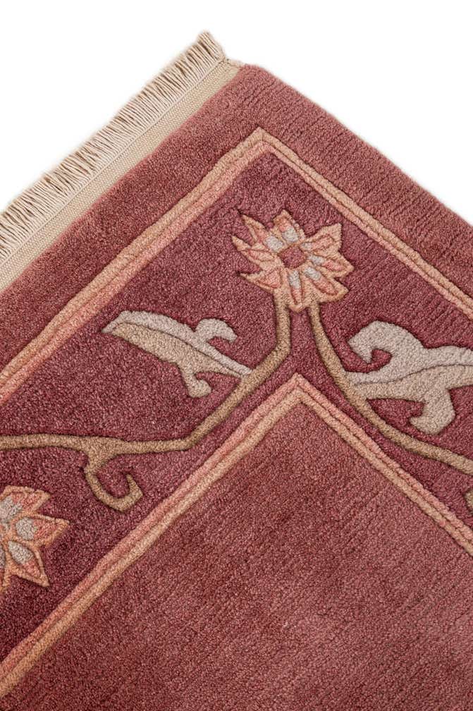 6' 8 x 7' 11 Hand Knotted Nepal Wool Square Rug