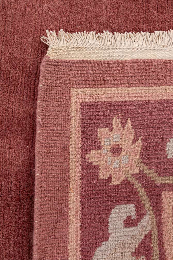 6' 8 x 7' 11 Hand Knotted Nepal Wool Square Rug