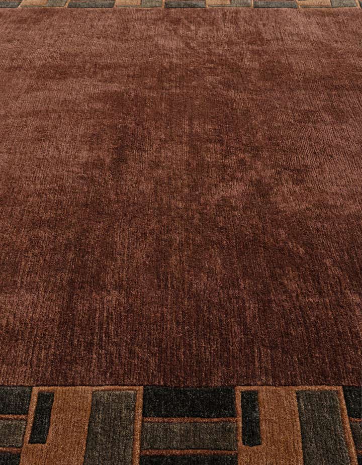 8' 2 x 8' 2 Hand Knotted Tibet Wool Square Rug