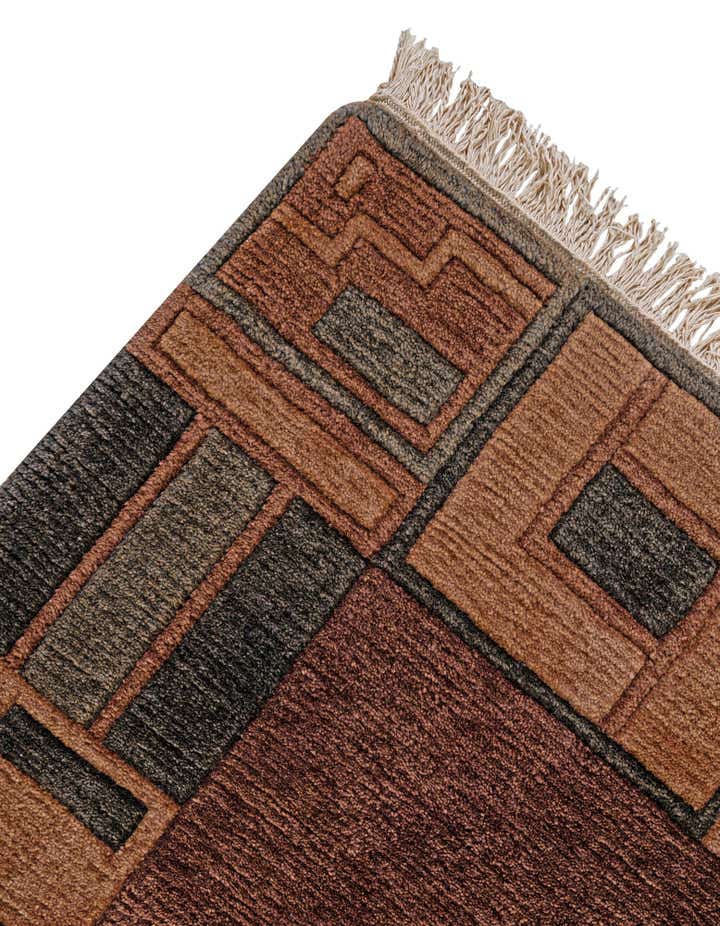 8' 2 x 8' 2 Hand Knotted Tibet Wool Square Rug