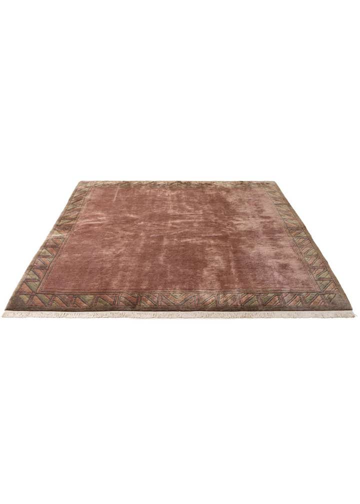 8' 1 x 8' 3 Hand Knotted Tibet Wool Square Rug