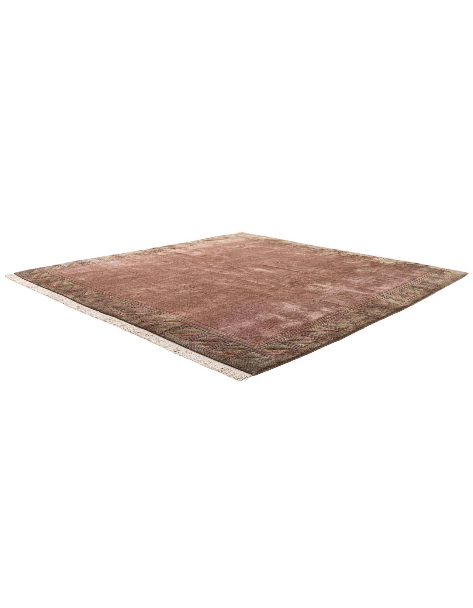 8' 1 x 8' 3 Hand Knotted Tibet Wool Square Rug