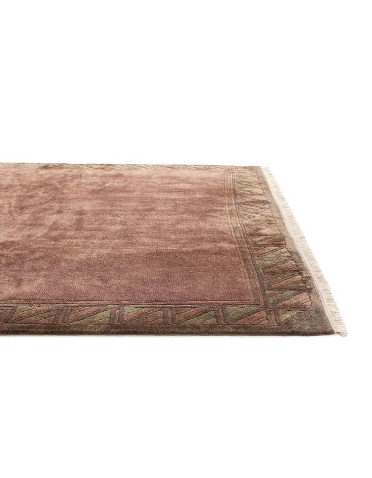 Detail image of 8' 1 x 8' 3 Hand Knotted Tibet Wool Square Rug