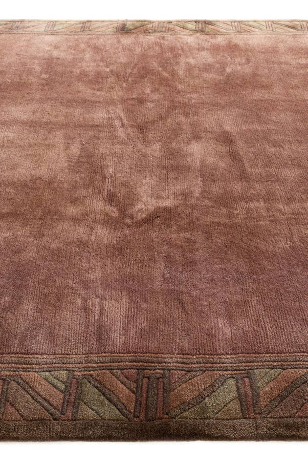 Detail image of 8' 1 x 8' 3 Hand Knotted Tibet Wool Square Rug
