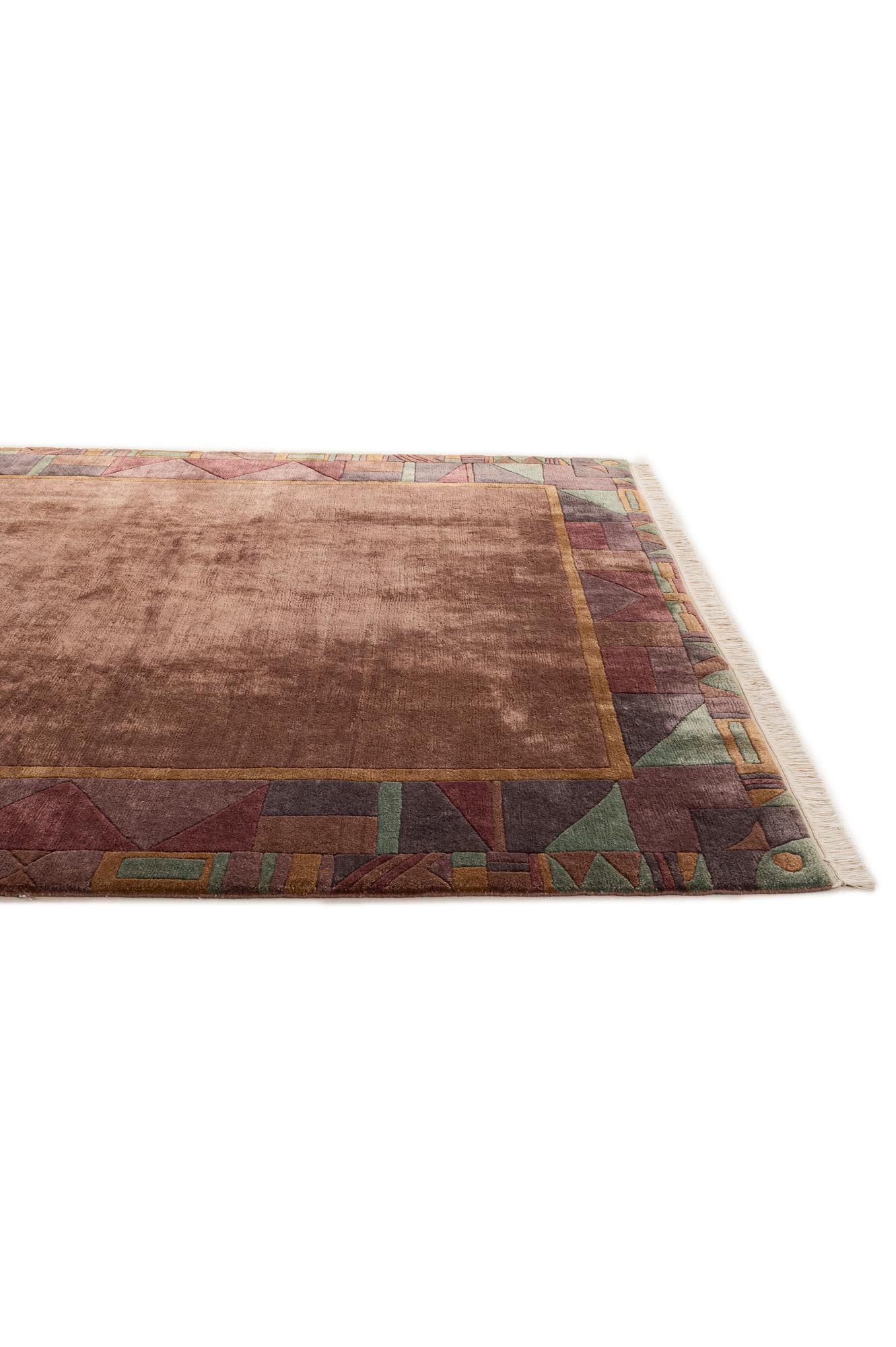 255cm x 255cm anudado a mano Tibet Alfombra Lana Cuadrado
