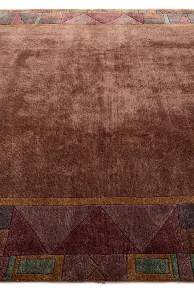 Detail image of 255cm x 255cm anudado a mano Tibet Alfombra Lana Cuadrado