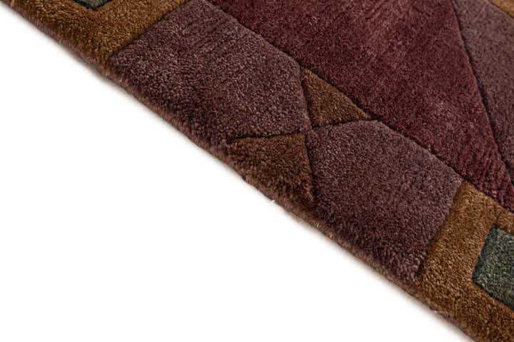 255cm x 255cm anudado a mano Tibet Alfombra Lana Cuadrado