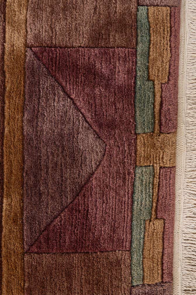 255cm x 255cm anudado a mano Tibet Alfombra Lana Cuadrado