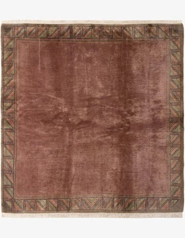 8' 1 x 8' 3 Hand Knotted Tibet Wool Square Rug