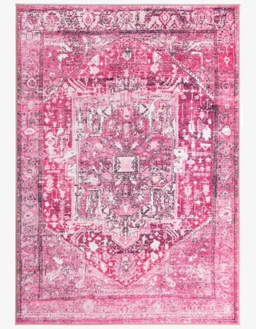 Plumrose Pink Medina Rug