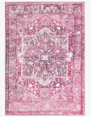 Plumrose Pink Medina Rug