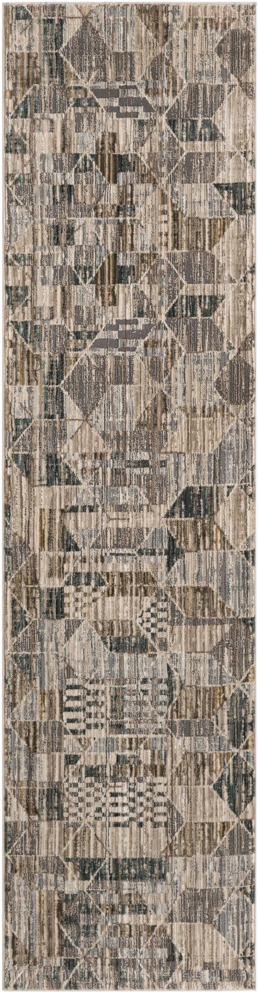 Ponca · Abstract rug, sky beige