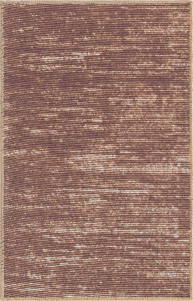 2' x 3' Prewitt · Striped rug, brown and beige