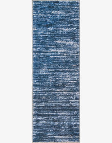 2' x 6' Prewitt · Abstract rug, blue