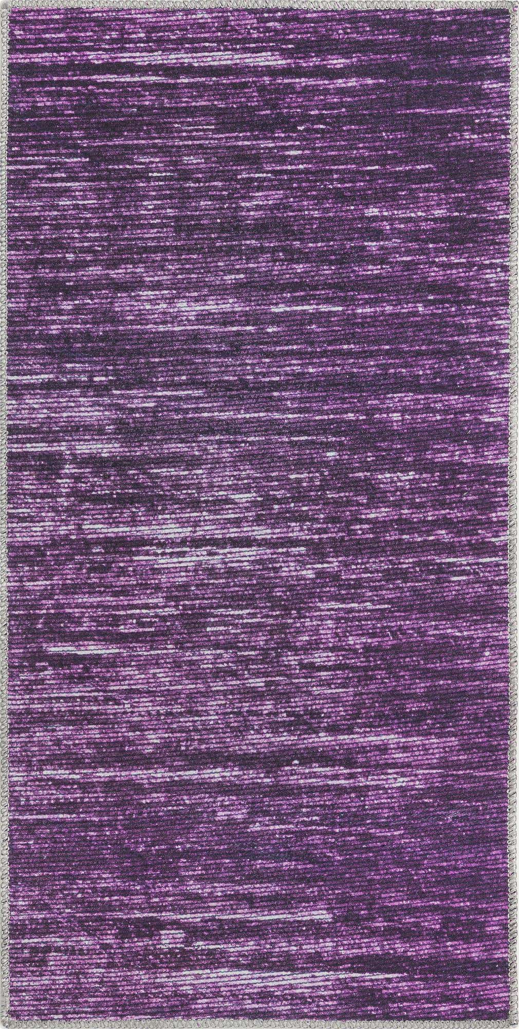 2' x 4' Prewitt · Abstract rug, purple