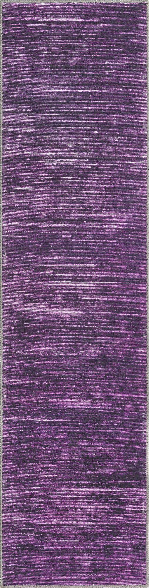 2' x 8' Prewitt · Lines rug, purple