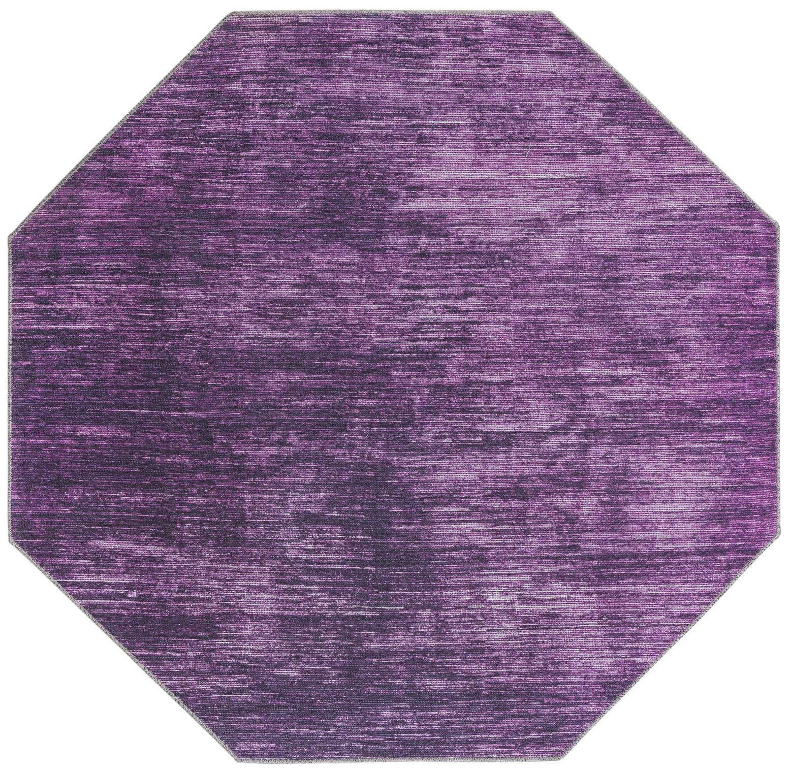 5' x 5' Prewitt · Solid rug, purple